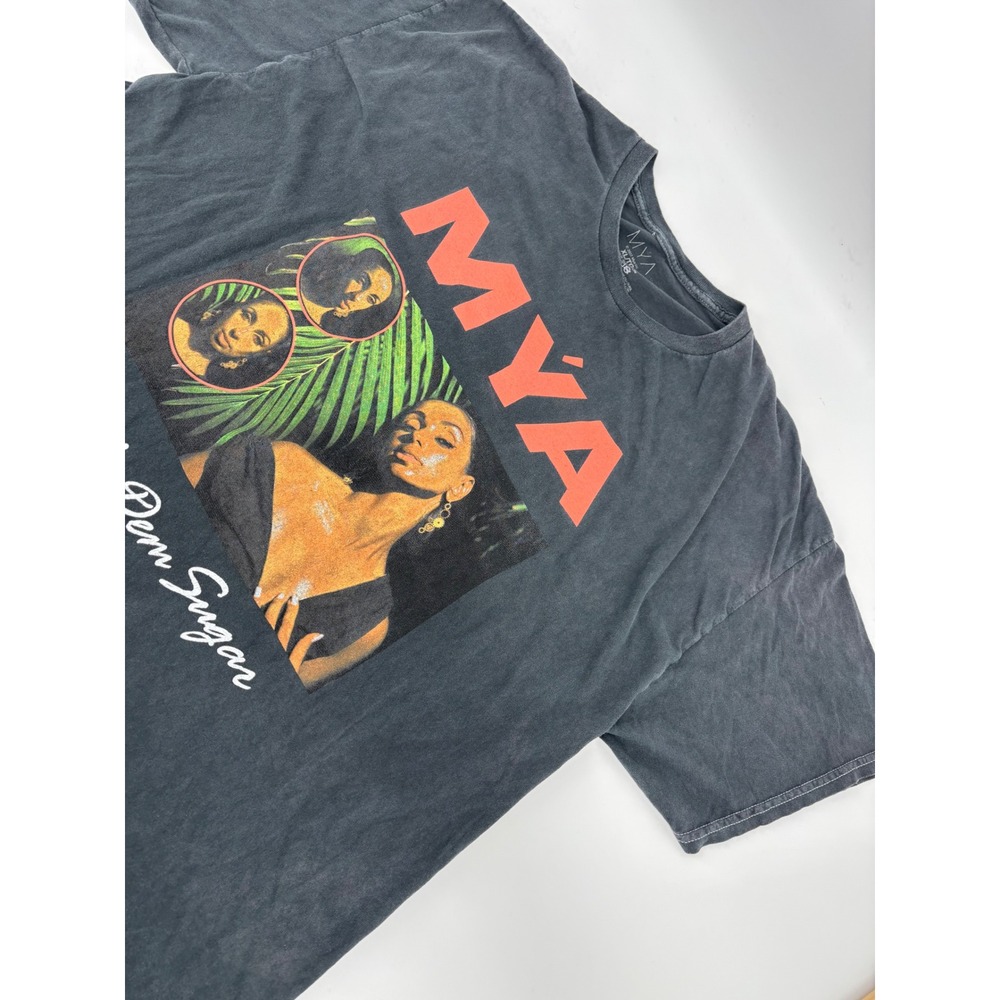 Mya Girls Dem Sugar Graphic T-Shirt Mens XL Faded Black 2022 R&B Merch